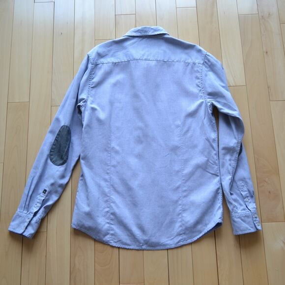 Scotch & Soda Long Sleeve Button Down Shirt Size Large Elbow Patches - Picture 4 of 4